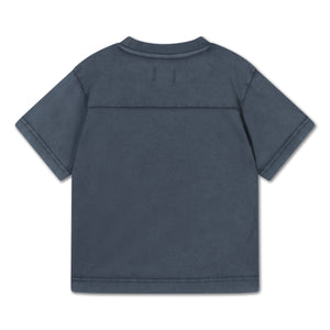 Repose AMS - Dark grey t-shirt with small logo on chest