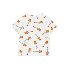 Load image into Gallery viewer, Mini Rodini - white t-shirt with all over guitar print
