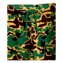 Load image into Gallery viewer, Mini Rodini - Velour camo print trousers with drawstring waist
