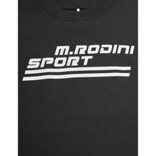 Load image into Gallery viewer, Mini Rodini - black tank top with &#39;M.Rodini Sport&#39; print in white
