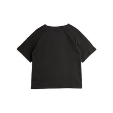 Load image into Gallery viewer, Mini Rodini - black t-shirt with &#39;M.Rodini Sport&#39; print in white
