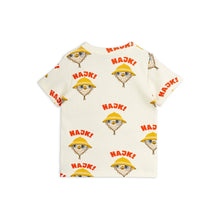 Load image into Gallery viewer, Mini Rodini - cream t-shirt with all over bird and &#39;Hajk&#39; print
