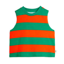 Load image into Gallery viewer, Mini rodini - red and green stripe tank top
