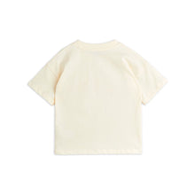 Load image into Gallery viewer, Mini Rodini cream t-shirt with red &#39;CouCou!&#39; print from the new AW24 collection &#39;Agatha&#39;
