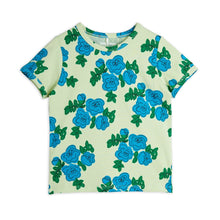 Load image into Gallery viewer, Mini Rodini - Blue Roses T-shirt
