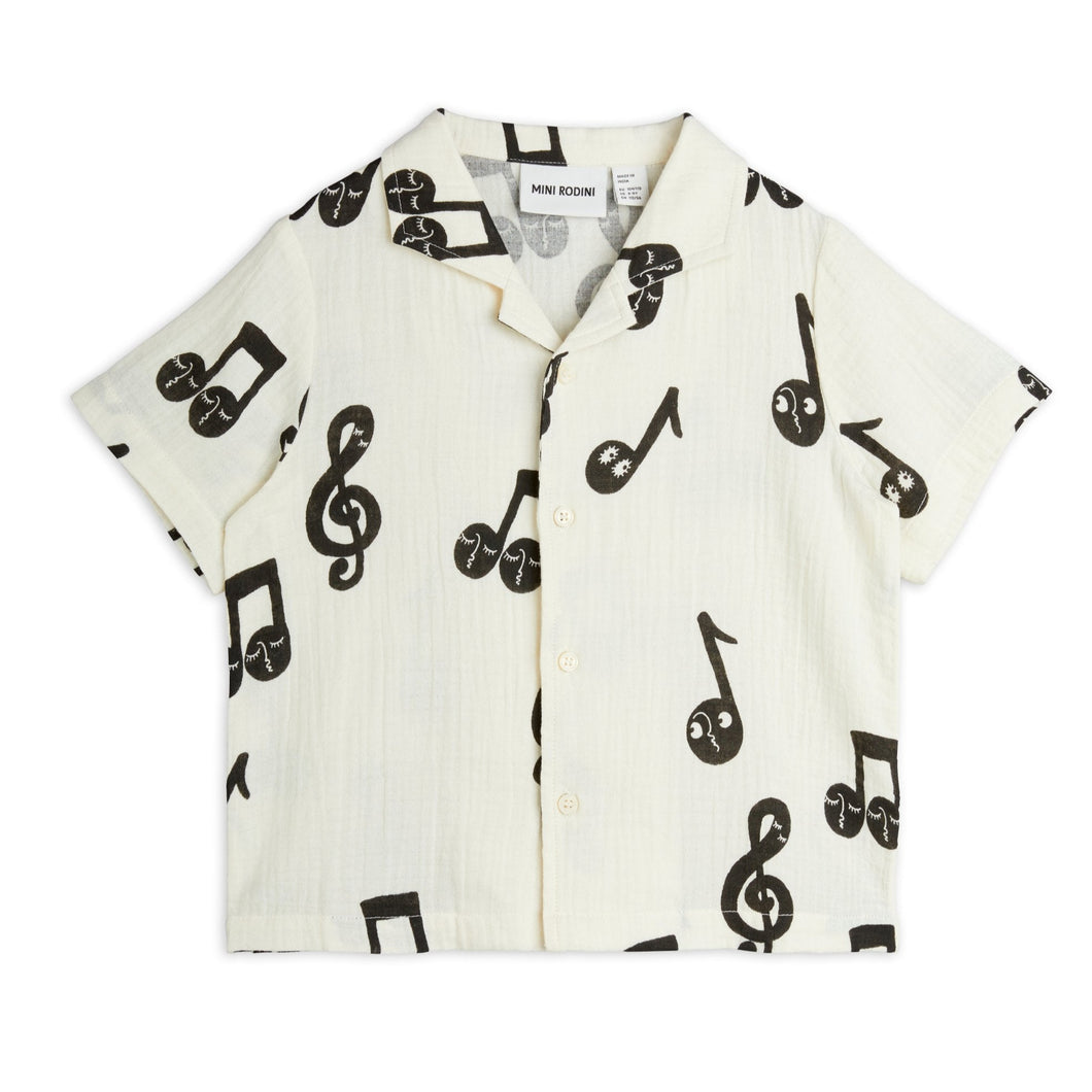 Mini Rodini - Note Muslin Shirt