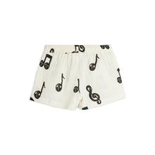 Load image into Gallery viewer, Mini Rodini - Note Muslin Shorts
