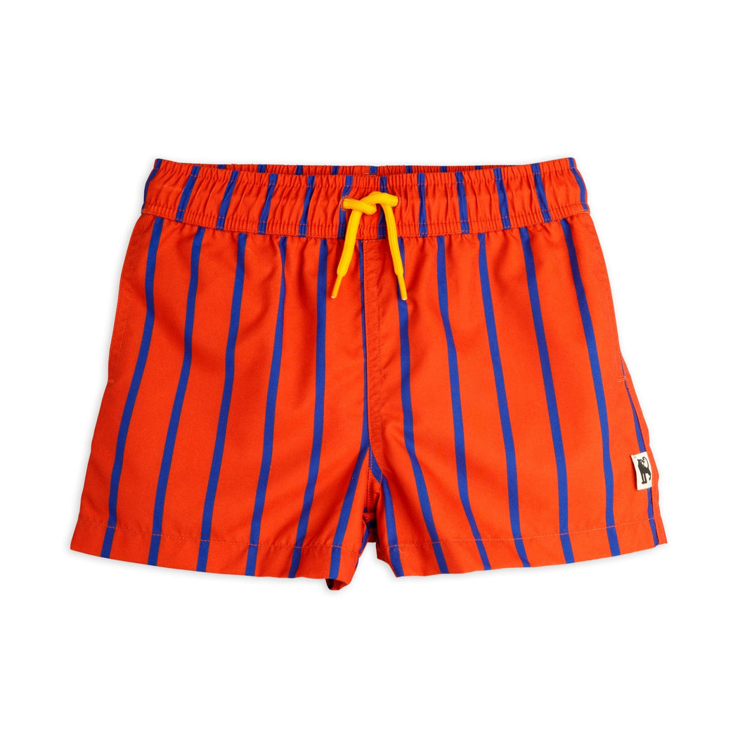 Mini Rodini - Red Stripe Swim Shorts