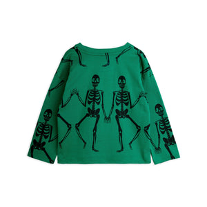 Mini Rodini - Green Skeleton Top