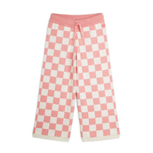 Load image into Gallery viewer, Mini Rodini - Chess Check Knitted Trousers in Pink
