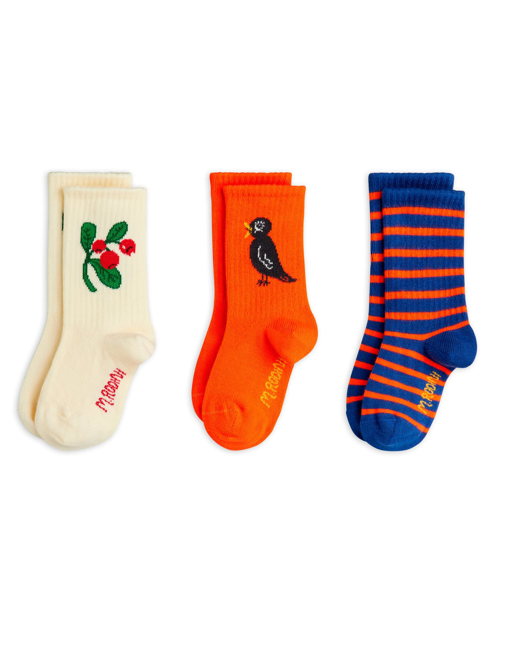Mini Rodini - Lingonberries 3-Pack of Socks