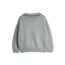 Load image into Gallery viewer, Mini Rodini - E.T Intarsia V-neck Sweater in Grey
