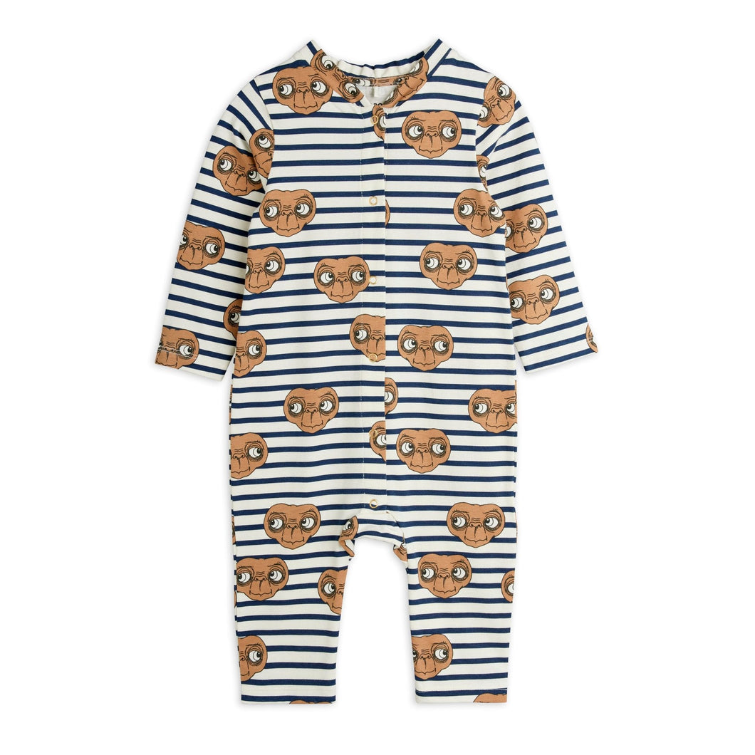 Mini Rodini - E.T Stripe Baby Jumpsuit