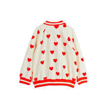 Load image into Gallery viewer, Mini Rodini - Heart Velour Baseball Cardigan
