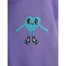 Load image into Gallery viewer, Mini Rodini - Purple Heart Sweatshirt

