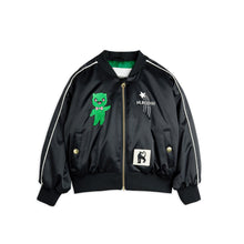 Load image into Gallery viewer, Mini Rodini - United Aliens Satin Baseball Jacket
