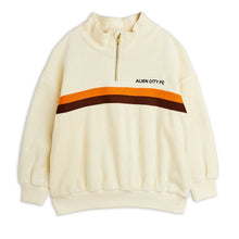 Load image into Gallery viewer, Mini Rodini - Alien City FC Half Zip Terry Sweatshirt
