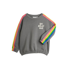 Load image into Gallery viewer, Mini Rodini - Milky Way Rainbow Panel Sweatshirt

