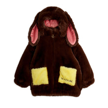 Load image into Gallery viewer, Mini Rodini - Rabbit Ear Faux Fur Jacket
