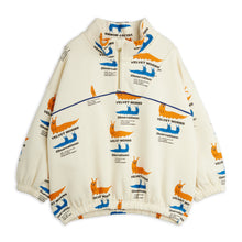 Load image into Gallery viewer, Mini Rodini - Velvet Worm Half Zip Sweatshirt
