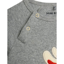 Load image into Gallery viewer, Mini Rodini - Grey Rabbit Baby Bodysuit
