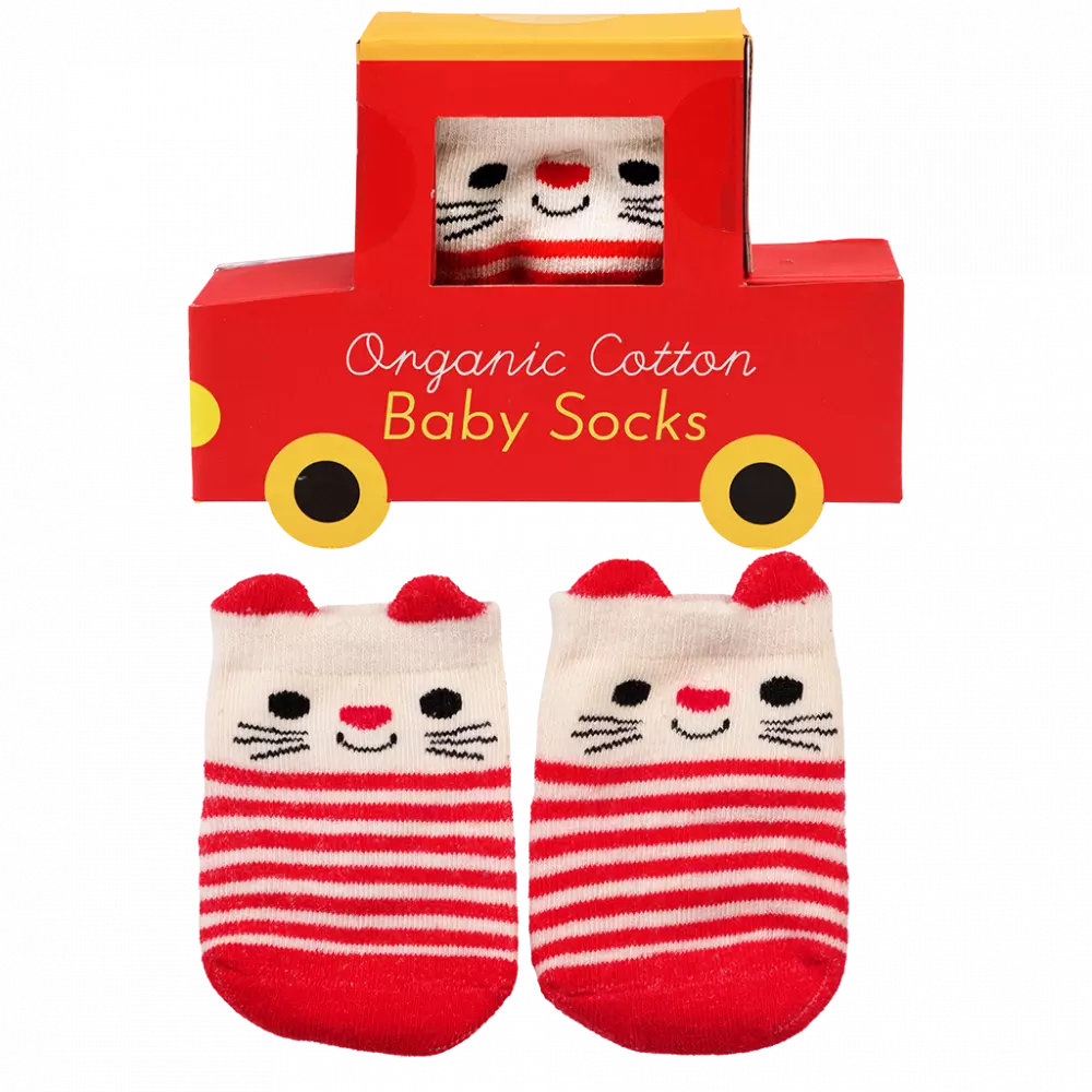 Red Cat Baby Socks