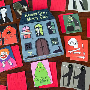 Haunted House Memory Card Game
