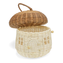 Load image into Gallery viewer, Rattan Mushroom House Basket
