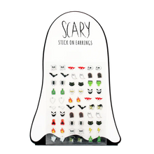 Load image into Gallery viewer, Spooky Stick On Earrings
