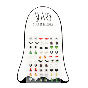 Spooky Stick On Earrings