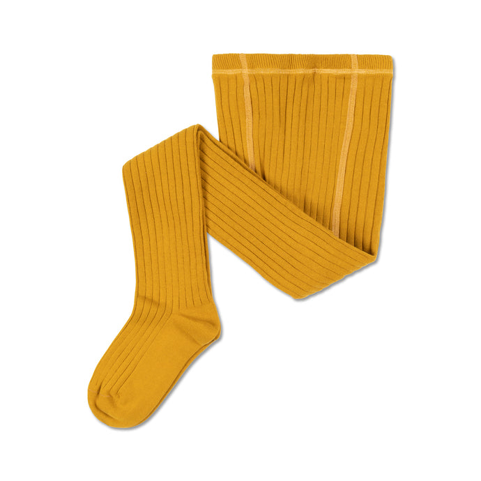 Repose AMS - Golden yellow ribbed tights