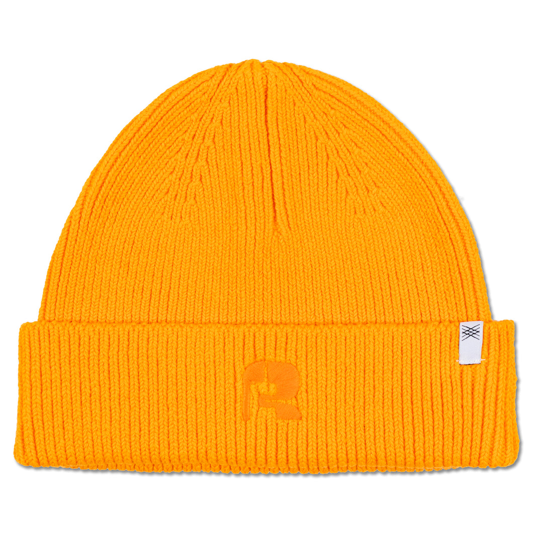 Repose AMS - Orange knitted beanie hat