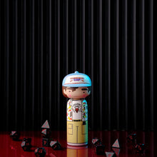 Load image into Gallery viewer, Lucie Kaas - Dustin Henderson Kokeshi Doll
