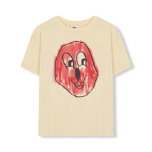 Load image into Gallery viewer, Fresh Dinosaurs - Happy Face Red T-shirt
