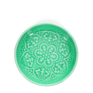 Enamel Trinket Dish in Green