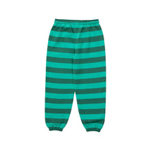Load image into Gallery viewer, Tinycottons green stripe sweatpants
