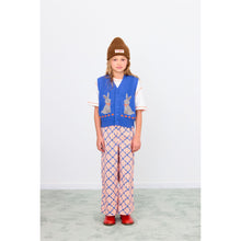 Load image into Gallery viewer, Tinycottons - Flower Grid Woven Trousers
