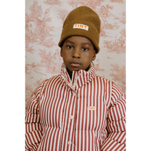 Load image into Gallery viewer, Tinycottons - Brown Striped Padded Jacket

