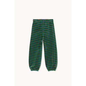 Tinycottons - Green Stripe Velour Sweatpants