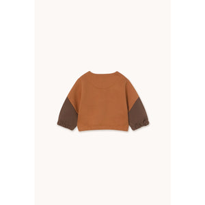 Tinycottons - Brown Colour Block Baby Jacket