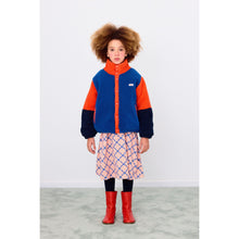 Load image into Gallery viewer, Tinycottons - Colour Block Sherpa Jacket in Navy Blue
