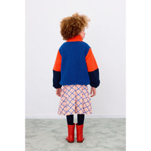 Load image into Gallery viewer, Tinycottons - Colour Block Sherpa Jacket in Navy Blue

