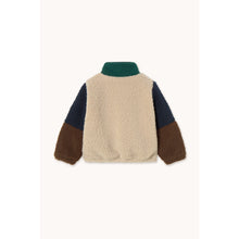 Load image into Gallery viewer, Tinycottons - Colour Block Sherpa Jacket in Neutral
