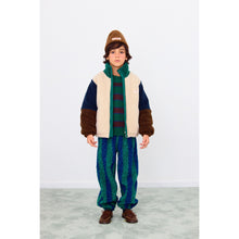 Load image into Gallery viewer, Tinycottons - Colour Block Sherpa Jacket in Neutral
