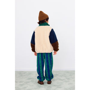 Tinycottons - Colour Block Sherpa Jacket in Neutral