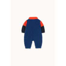 Load image into Gallery viewer, Tinycottons - Colour Block Sherpa One Piece in Navy Blue
