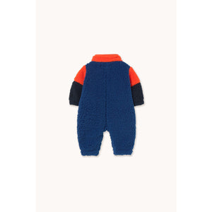Tinycottons - Colour Block Sherpa One Piece in Navy Blue