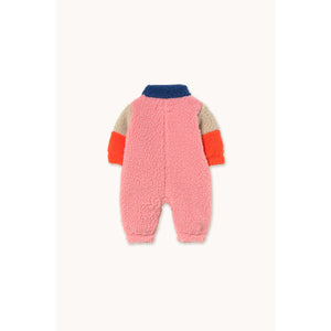Tinycottons - Colour Block Sherpa One Piece in Pink