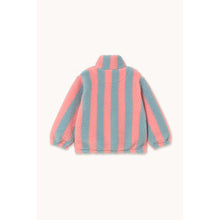 Load image into Gallery viewer, Tinycottons - Pink Stripe Sherpa Jacket
