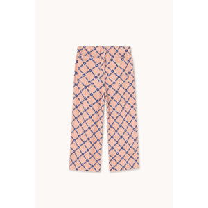 Tinycottons - Flower Grid Woven Trousers